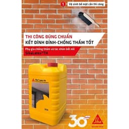 Sika Latex TH Chính hãng (1lít/chiết lẻ) - Phụ gia Sika Latex Chống Thấm và Kết Nối 4
