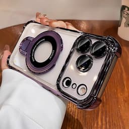 Ốp lưng điện thoại chống sốc và chống rơi bốn góc có giá đỡ từ tính cho iPhone 17 16 11 12 13 14 15 17 pro max 3