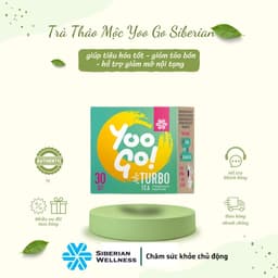 [COMBO 5 HỘP] TRÀ BODY YOOGO TURBO TEA – TRÀ BODY T SIBERIAN HEALTH, HỖ TRỢ THẢI ĐỘC, GIẢM CÂN, CẢI THIỆN HỆ TIÊU HÓA 1