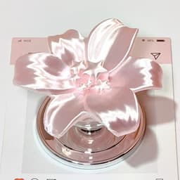 Từ Thu Hút Đế Điện Thoại Nữ Thời Trang Thanh Lịch 3D Hoa Thiết Kế Chân Đế Lụa Có Thể Gập Lại Chân Đế Chống Rơi PC Giá Đỡ 9