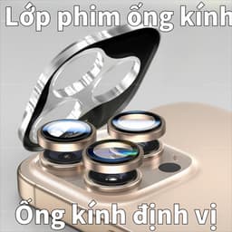 Kính cường lực bảo vệ Camera Cho iPhone 16 pro 15 14 plus 13 12 11 pro max ​​Lớp phim ống kính​​ 1