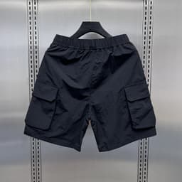 Quần Short JOGGER Kaki Túi Hộp Khóa Kéo  Nam Nữ 3