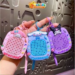 Đồ Chơi Móc Khoá Bảng Vẽ Nam Châm, Móc Khoá Bi Thép - Móc Khoá Xếp Hình Số Treo Balo, Túi Xách Sunkids Sunkids 7