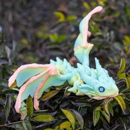 In 3D Sừng Lớn Rồng Bay 25cm Đồ Trang Trí Khớp Di Động Mô Phỏng Đồ Trang Trí Nhiều Màu Lựa Chọn Sáng Tạo Quà Tặng 6