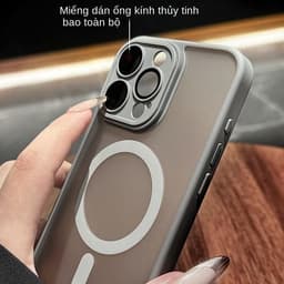 Ốp lưng chống sốc từ tính không dây chất lượng cao Frosted Shell cho iPhone 16 15 plus 14 13 12 11 pro max 7
