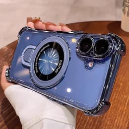 Ốp lưng điện thȯại chống sốc và chống rơi bốn góc có giá đỡ từ tính cho iPhone 17 16 11 12 13 14 15 17 pro max 3