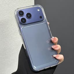 Ốp lưng điện thȯại chống sốc trong suốt cho iPhone 17 Air 16 15 14 13 12 11 17 Pro max đơn giản và cao cấp 6