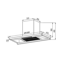 Máy hút mùi  FANDI T288-70 | Nhập khẩu Malaysia | Công nghệ tự làm sạch 5