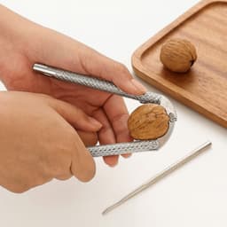Bánh quy quả óc chó TIEZI, Dụng cụ bẻ đai ốc bằng thép không gỉ đa chức năng, Dụng cụ bóc vỏ đai ốc nhanh hiệu quả hạng nặng bền bỉ Sử dụng tại nhà 4