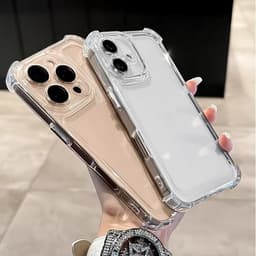 Ốp điện thȯại Trong Suốt Chống Sốc Bốn Góc cho iPhone 17 Air 16 15 14 13 12 11 17 pro max XR XS max 6