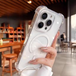 Ốp lưng điện thȯại trong suốt chống sốc từ tính chất lượng cao cho iPhone 17 16 15 14 13 12 11 17 pro max 2