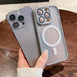 Ốp lưng chống sốc từ tính không dây chất lượng cao Frosted Shell cho iPhone 16 15 plus 14 13 12 11 pro max 6