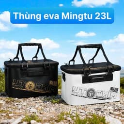 Thùng Đựng Cá Gấp Gọn Và Đế Cứng EVA MINGTU Đa Chức Năng TIÊU KHIẾT. 4
