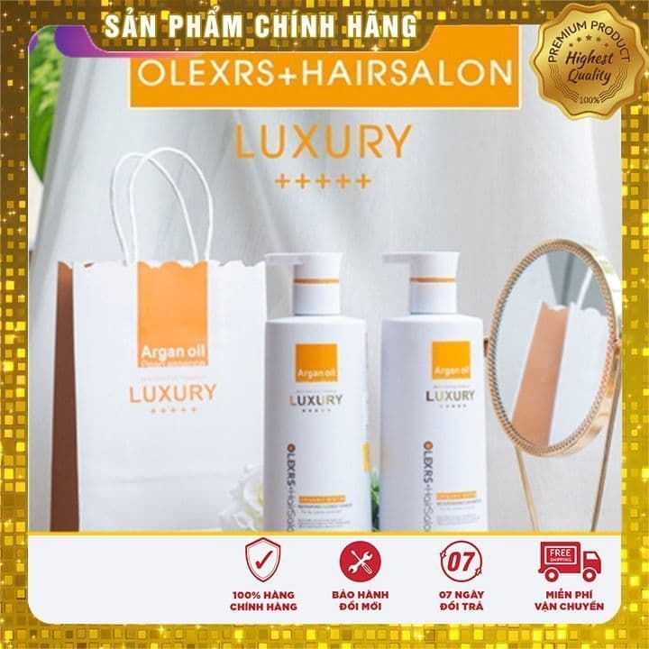 Cặp Dầu Gội Xả Olexrs 500ml – Phục Hồi Hư Tổn, Giảm Gãy Rụng, Collagen – Chính Hãng