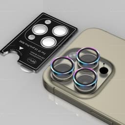 Kính cường lực bảo vệ Camera Cho iPhone 16 pro 15 14 plus 13 12 11 pro max ​​Lớp phim ống kính​​ 7