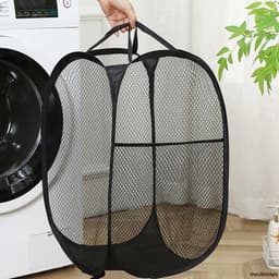 SỌT LƯỚI đựng quần áo, Giỏ lưới đựng quần áo gấp gọn thông minh tiện lợi,nhatle.store2 2