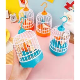 Đồ Chơi Lồng Chim Hót Có Nhạc Và Đèn Cảm Biết Khi Vỗ Tay 1