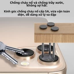 Kính cường lực bảo vệ Camera Cho iPhone 16 pro 15 14 plus 13 12 11 pro max ​​Lớp phim ống kính​​ 5
