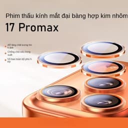 Phim bảo vệ camera sau bằng kính cường lực cho iPhone 17 16 pro 11 12 13 14 15 16 17 pro max Bộ định vị ống kính 6