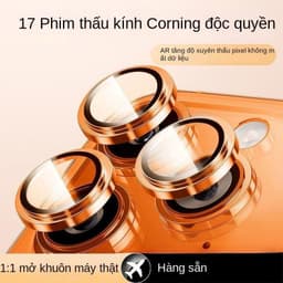 Thích hợp cho iPhone 17 16 15 14 13 12 11 17 Pro max Vòng ống kính kim loại chống trầy xước bảo vệ camera 1