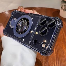 Ốp lưng điện thoại chống sốc và chống rơi bốn góc có giá đỡ từ tính cho iPhone 17 16 11 12 13 14 15 17 pro max 8