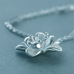 Vòng cổ thương tâm hoa phong cách cổ trang quà tặng thời trang thanh lịch 5