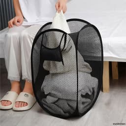 SỌT LƯỚI đựng quần áo, Giỏ lưới đựng quần áo gấp gọn thông minh tiện lợi,nhatle.store2 5