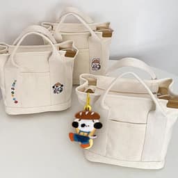 VINBEO Túi xách Bỉm sữa Cho Mẹ Và Bé - Túi xách Đeo Chéo Vải Đi Du Lịch Thời Trang Đa Năng Nhiều Ngăn (AHO01) 4