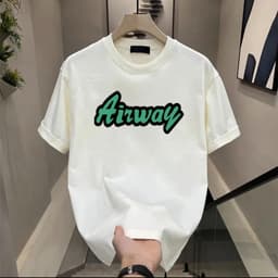 Áo phông nam cotton 220GSM oversize in chữ tiếng Anh NEVER KNOW thời trang đường phố mùa hè 8