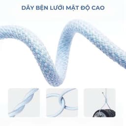 Cáp Sạc Nhanh PD 20W Dài 1M, 2M Dây Sạc Nhanh Dù Chống Đứt Dùng Cho Củ Cạc Nhanh ip Type C To Lᶖghting 4