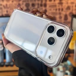 Ốp lưng điện thȯại chống sốc trong suốt cho iPhone 17 Air 16 15 14 13 12 11 17 Pro max đơn giản và cao cấp 5