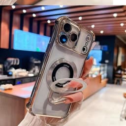 Ốp lưng điện thȯại chống sốc 4 góc tích hợp giá đỡ từ tính tương Cho iPhone 17 16 11 12 13 14 15 16 17 Pro max plus 3