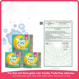 [Combo 3 hộp] Trà thải độc ruột Yoo Go Turbo Tea siberian wellness, trà cải thiện hệ tiêu hóa 3