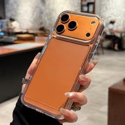 Ốp lưng điện thȯại chống sốc trong suốt cho iPhone 17 Air 16 15 14 13 12 11 17 Pro max đơn giản và cao cấp 3
