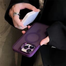 Ốp lưng tản nhiệt cho iPhone 16 11 12 13 14 15 Pro Max Plus Giá đỡ ống kính kim loại từ tính Vỏ mờ nâng cấp mới 7