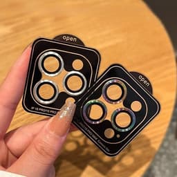 Phim bảo vệ camera sau bằng kính cường lực cho iPhone 17 16 pro 11 12 13 14 15 16 17 pro max Bộ định vị ống kính 3