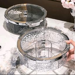 Khay đựng mứt tết có khóa chống ẩm 6 ngăn tuyệt đẹp khay banh keo thùng 3