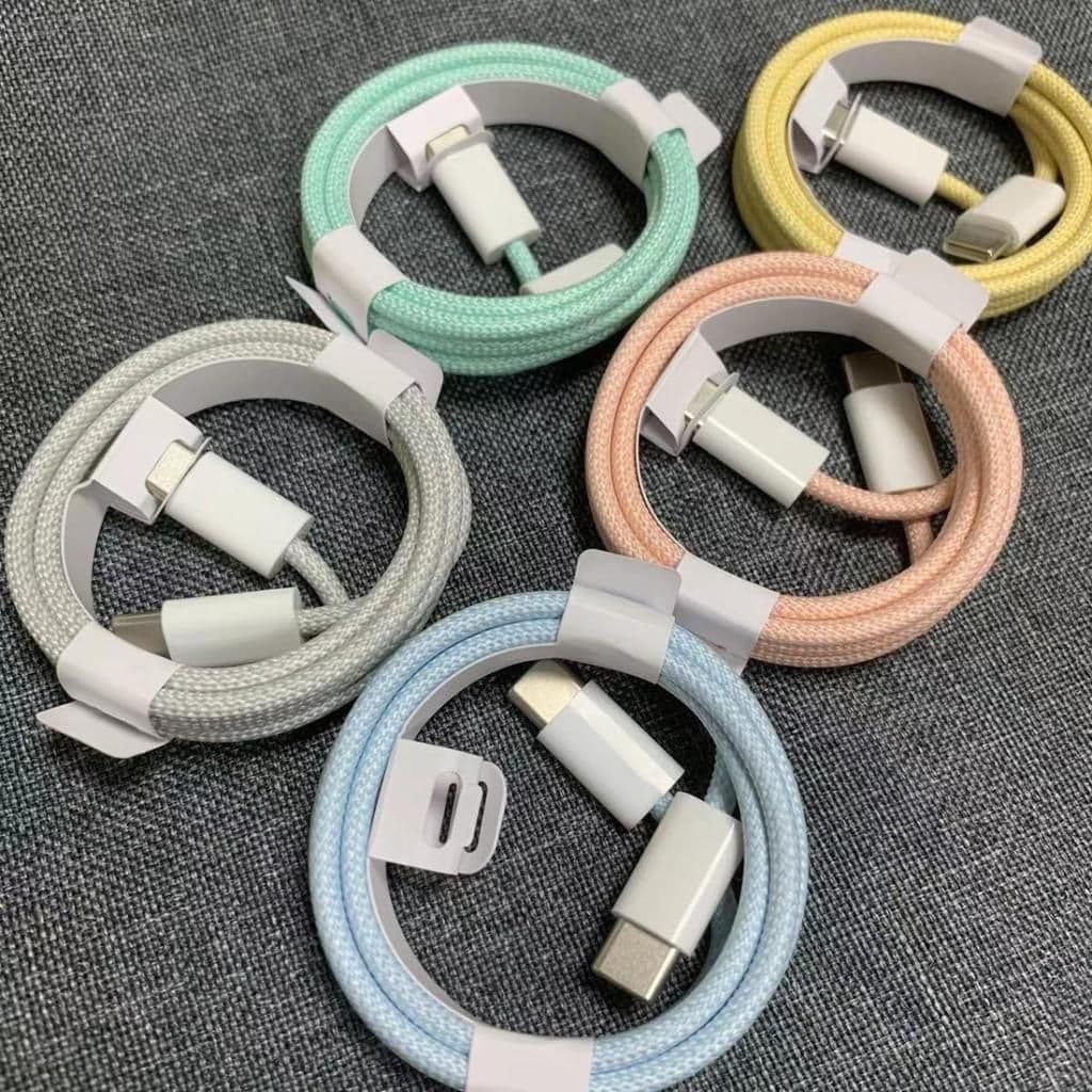 Cáp Sạc Nhanh PD 20w Dài 2M, 1M Type C to Type C Dây Sạc Nhanh Dù Chống Đứt Dùng Cho Củ Cạc Nhanh ip Type C To Lᶖght