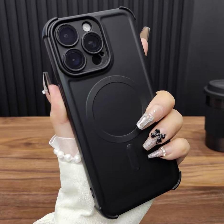 Ốp điện thȯại áo giáp chống sốc cho iPhone 16 15 14 Plus 13 12 pro max Ốp điện thȯại từ tính