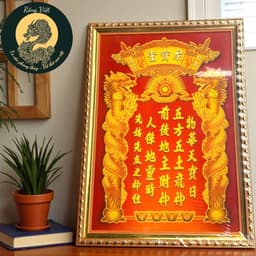 Bài vị trúc chỉ RỒNG VIỆT cao cấp, phù điêu rồng tinh xảo với và không có đèn, chất lượng cao 1