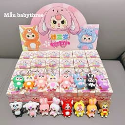 Blindbox Hộp Mù 24 Móc Khóa Zootopia Bí Ẩn – Móc Khóa Noel, Ngựa, NATRA, Capybara, Labubu – Quà Tặng Dễ Thương Cho Bé 4