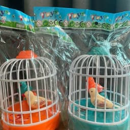 Đồ Chơi Lồng Chim Hót Có Nhạc Và Đèn Cảm Biết Khi Vỗ Tay 4