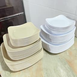 Đĩa Nhựa Vuông Lòng Sâu Việt Nhật 1213 Đĩa Phíp Nhựa ABS Dày Dặn Nhiều Kích Cỡ 7