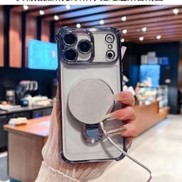 Ốp lưng điện thȯại chống sốc 4 góc tích hợp giá đỡ từ tính tương Cho iPhone 17 16 11 12 13 14 15 16 17 Pro max plus 7