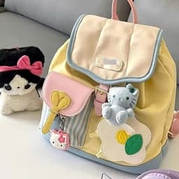 VINBEO Ba Lô LUCI mini Màu Tương Phản Dễ Thương Nhật Bản Hàn Quốc Thời t\rang sinh viên giản dị  ngọt ngào (AH002) 3