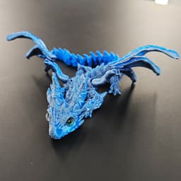 In 3D Sừng Lớn Rồng Bay 25cm Đồ Trang Trí Khớp Di Động Mô Phỏng Đồ Trang Trí Nhiều Màu Lựa Chọn Sáng Tạo Quà Tặng 4
