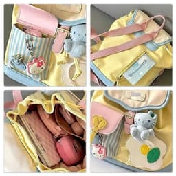 VINBEO Ba Lô LUCI mini Màu Tương Phản Dễ Thương Nhật Bản Hàn Quốc Thời t\rang sinh viên giản dị  ngọt ngào (AH002) 5