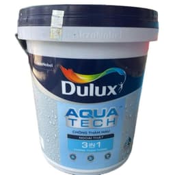 (Ship toàn quốc)- VLXD Chống thấm màu lăn trực tiếp không cần sơn lót DULUX AQUA TECH - không chứa chì và thuỷ ngân 5