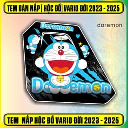 Tem dán nắp cốp hộc đồ xe vario 125 đời 2023 - 2024 - 2025 decal pvc3 lớp không bay màu 9
