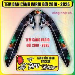 Tem Dán Cảng Xe Vario Đời 2018 Đến 2025 Mẫu Buny Decal 3 Lớp Chống Nước 3